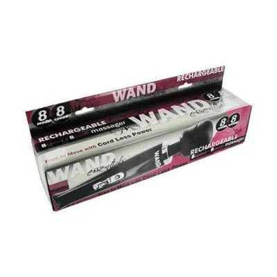 8 Speed 8 Mode Wand Rechargeable Black
