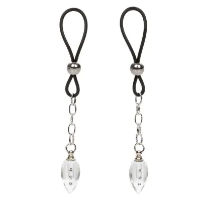 Calexotics Nipple Play Non Piercing Nipple Jewelry Crystal Teardrop