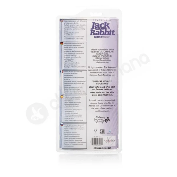 Purple Advanced G Jack Rabbit Vibrator