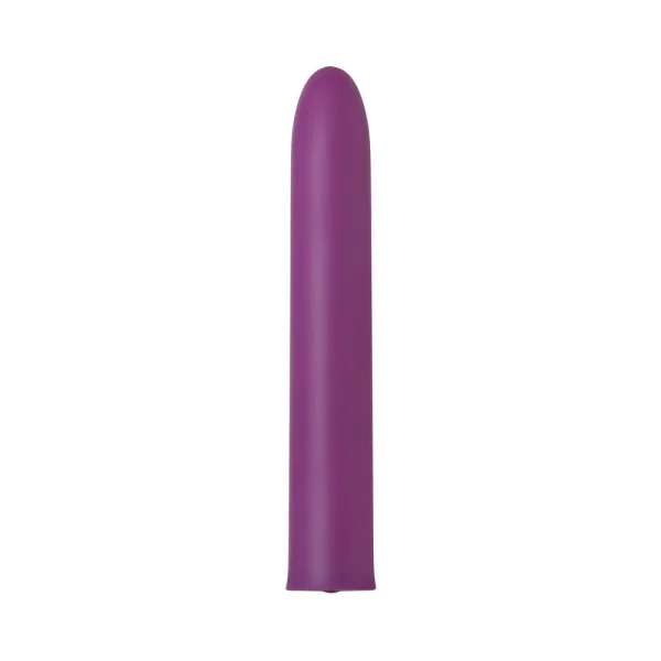 A&e Eve's Satin Slim Vibe Rechargeable Usb Cord Included Silicone Sleeve 10 Vibe Functions Waterproo — image 9 of 9