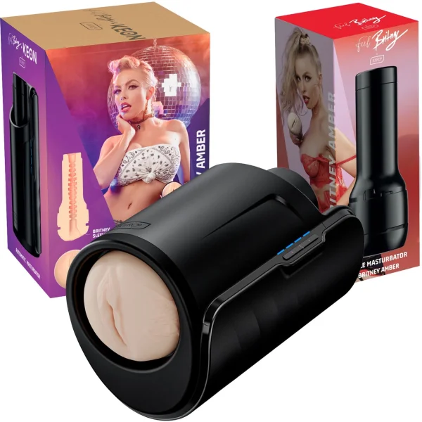 KIIROO KEON Interactive Stroking Device With Feel Britney Stroker Penis Masturbator