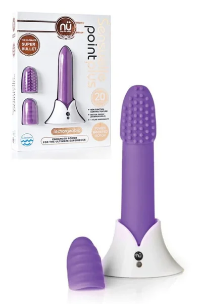 NU Sensuelle 3.6" Rechargeable Point Plus Vibrating Bullet