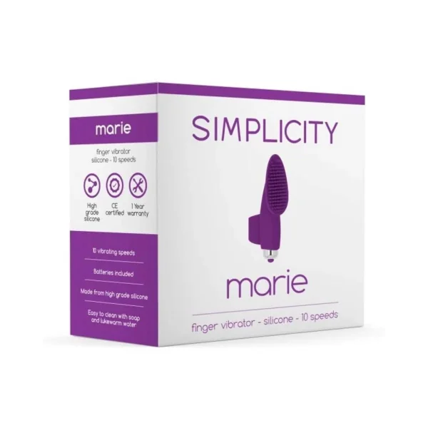 Simplicity Marie Finger Vibrator Purple — image 6 of 11