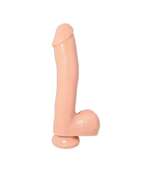 Basix 10 Dong W/ Suction Flesh — image 4 of 4