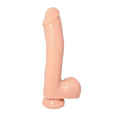 Basix 10 Dong W Suction Flesh
