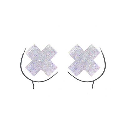 Neva Nude Rhinestone X Pasties