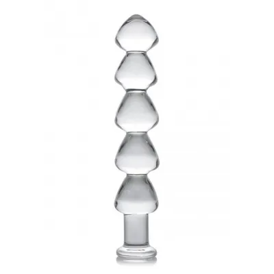 Master Series Drops Anal Links Glass Dildo