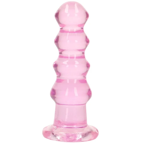 RealRock Crystal Clear Jelly 5.5 Inch Curvy Dildo