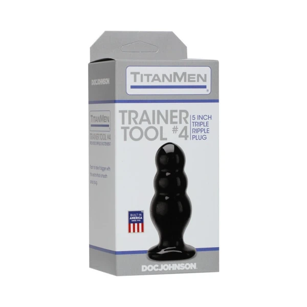 Titanmen Trainer Tool 4 Black Butt Plug — image 11 of 13
