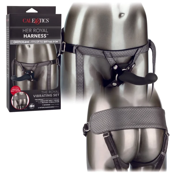 Her Royal Harness Royal Vibrating Set