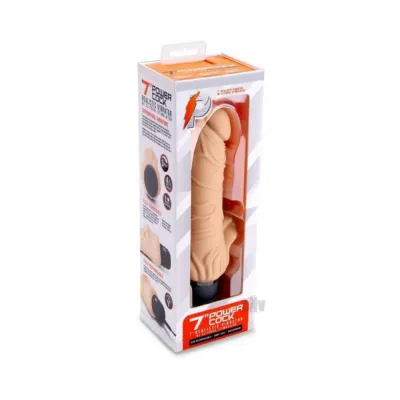 Pc Realistic Vibe W clit Stim 7 Nude
