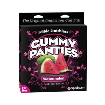Edible Crotchless Gummy Panties Watermelon