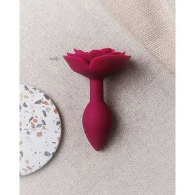 Open Roses Silicone Anal Plug