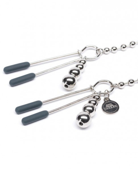 Fifty Shades of Grey At My Mercy Beaded Chain Nipple Clamps