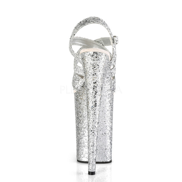 9 inches Heel, 5 1/4 inches PF Criss-Cross Ankle Strap Sandal — image 12 of 16