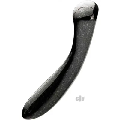 D 2 Absolute Black Granite Stone Dildo