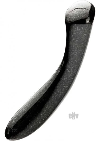 D.2 Absolute Black Granite Stone Dildo