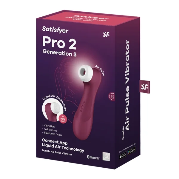 Satisfyer Pro 2 Generation 3 Connect App Air Pulse Vibrator