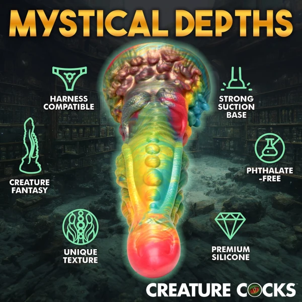 Majestic Merman 10" Silicone Suction Cup Dildo By Creature Cocks