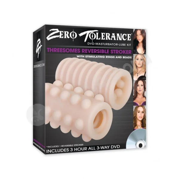 Threesomes Reversible Stroker Flesh Masturbator