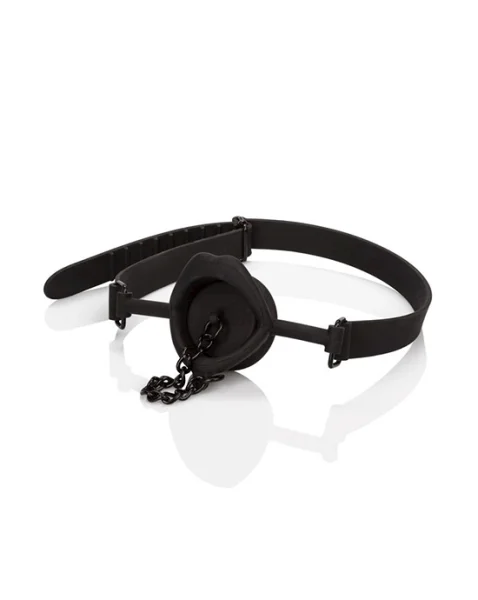 Scandal Silicone Stopper Gag Black