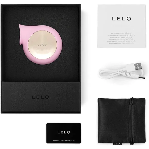 LELO SILA Air Suction Clitoral Massager - Pink