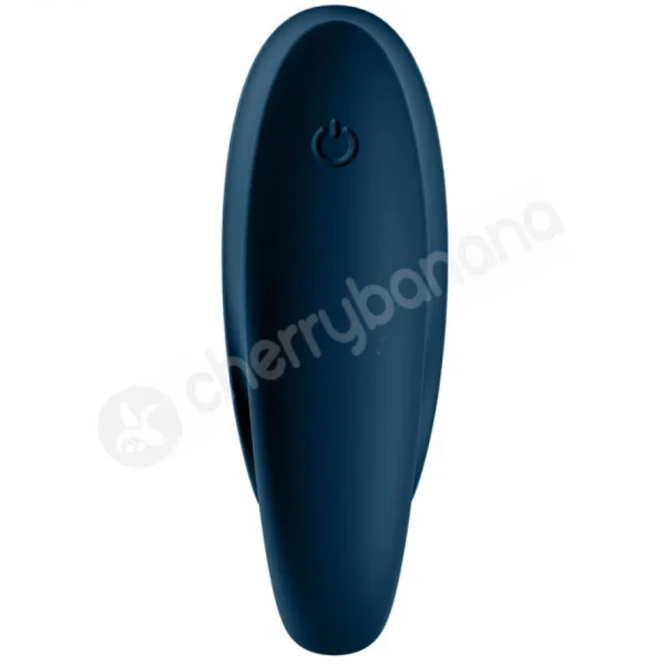 Satisfyer Incredible Duo Blue Silicone Cock & Ball Ring