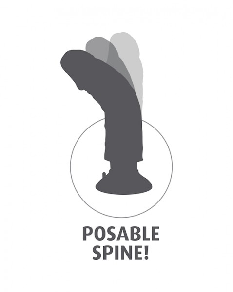 King Cock  9 Inch Vibrating Dildo With Balls - Tan