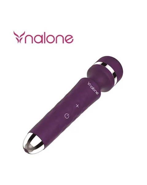 Rock Vibrating Wand Massager - Purple - 7.5 Inch