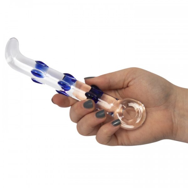 Glacier Glass Zodiac Vibrating G-Spot Dildo – 7 Inch