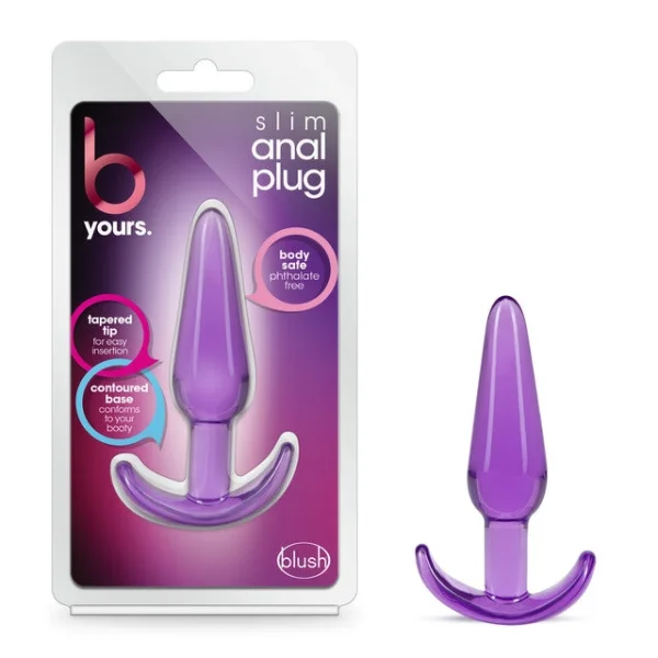 Blush B Yours Purple  Slim Anal Plug — image 7 of 7