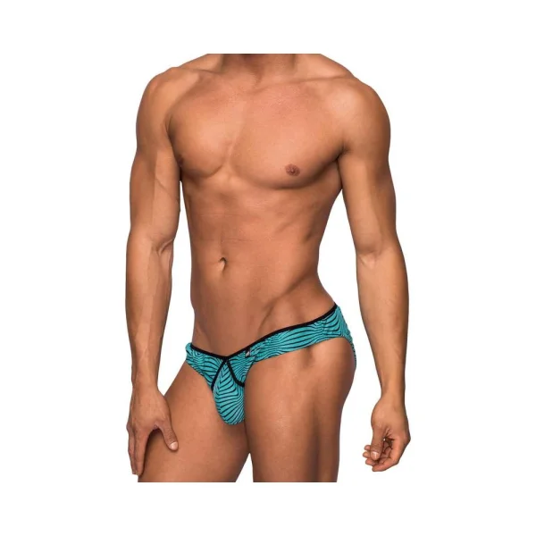 Male Power Tranquil Abyss Mini Bikini Seafoam/black Medium — image 11 of 12