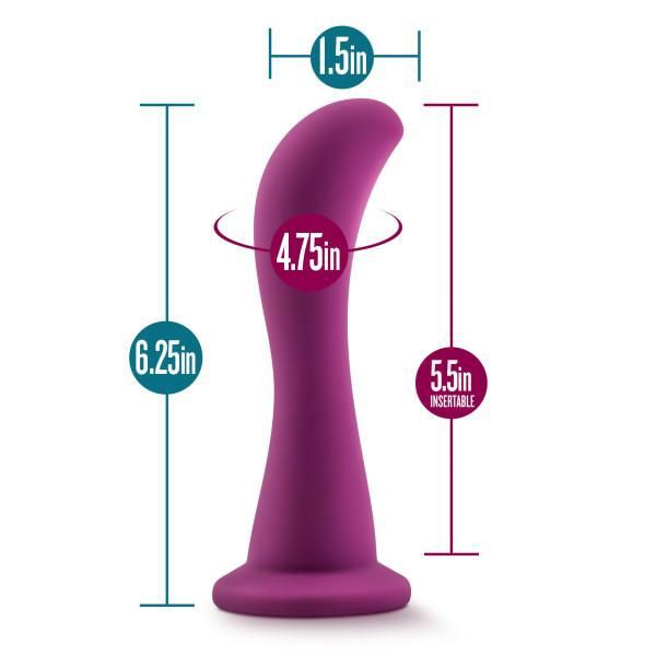 Blush Novelties Temptasia Bellatrix 6.25" - Plum