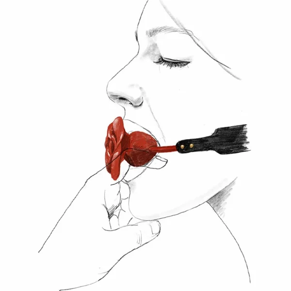 Zalo & Upko Doll Designer Collection Rose Ball Gag