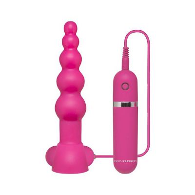 Platinum Premium Silicone The Passion Vibrating Plug Pink 6 5 Inch