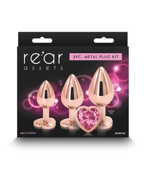 Rear Assets - Trainer Kit - Rose Gold - Pink Heart