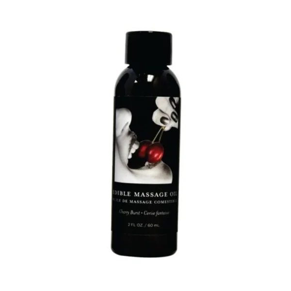 Earthly Body Edible Massage Oil Cherry 2oz