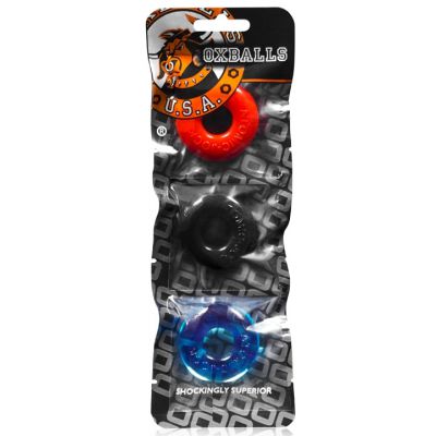 Ringers Coloured Cock Rings x 3