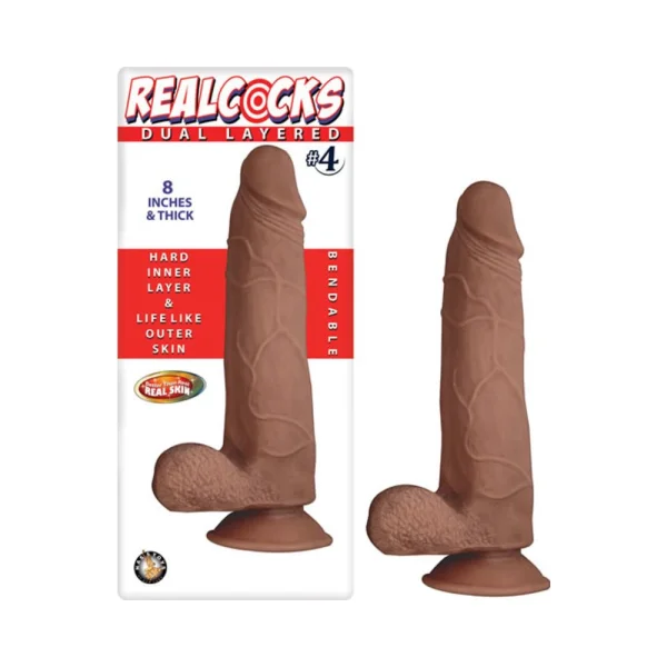 Real Cocks Dual Layered #4 8 inches Dildo — image 6 of 7