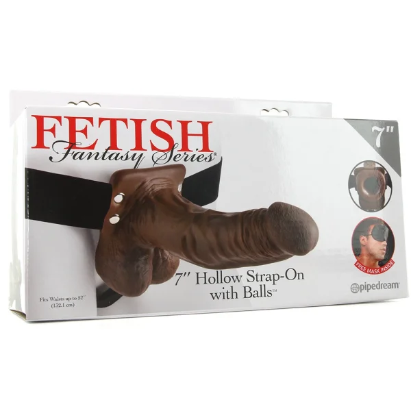 Fetish Fantasy 7 Inch Hollow Strap-On with Balls