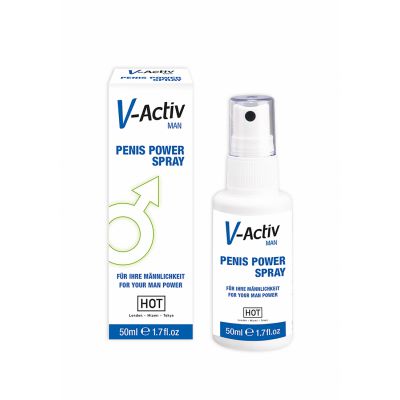 HOT V Activ penis power spray for men 50 ml Orgasm Delay Gel