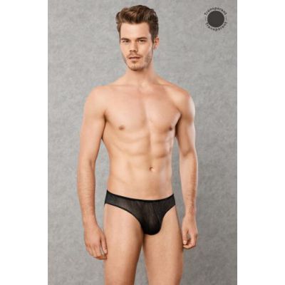 Transparent Men s Underwear Black XXL