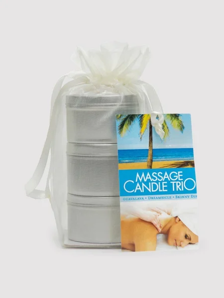Earthly Body Trio 3-in-1 Mini Massage Candles (3 x 2oz Pack)