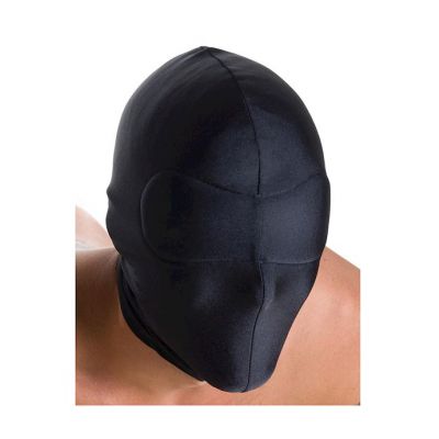 Spandex Hood With Blindfold Black