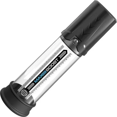 Pump Worx Max Boost Penis Pump By Pipedream Black Clear