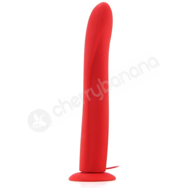 Fetish Fantasy Extreme 10" Red Vibrating Silicone Big Daddy Strap-On