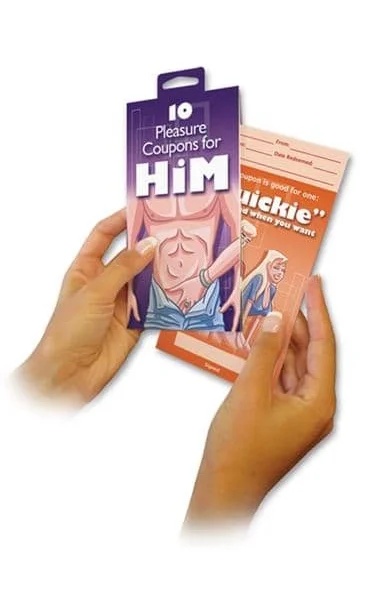 Pleasure Coupons For Him