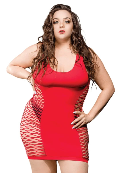 Hot Peek A Boo Dress - Plus Size — image 4 of 6