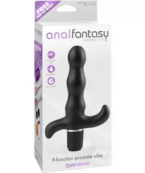 Anal Fantasy Collection 9-speed Prostate Vibrator - Black — image 5 of 6