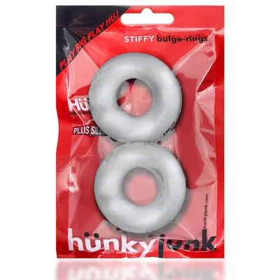 Stiffy 2 pack Bulge Cockrings Clear Ice